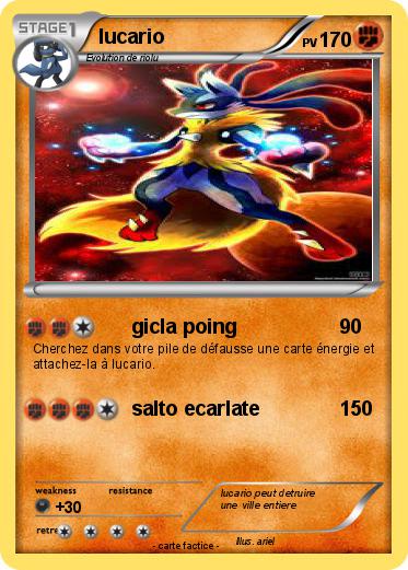 Pokemon lucario