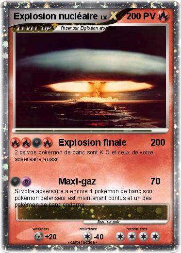 Pokemon Explosion nucléaire