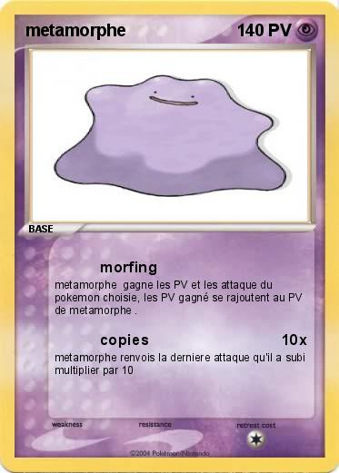 Pokemon metamorphe