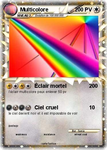 Pokemon Multicolore