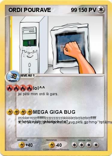 Pokemon ORDI POURAVE             99