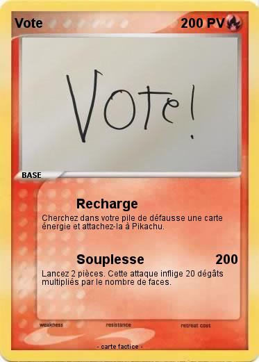 Pokemon Vote