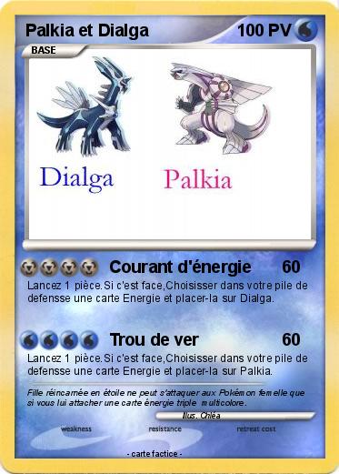 Pokemon Palkia et Dialga