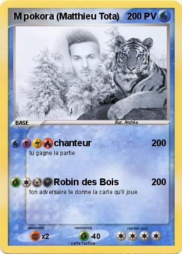 Pokemon M pokora (Matthieu Tota)