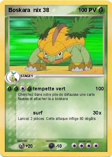 Pokemon Boskara  nix 38