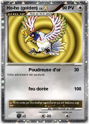 Pokemon Ho-ho (golden)