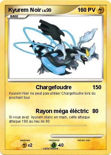Pokemon Kyurem Noir