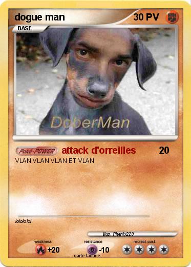 Pokemon dogue man
