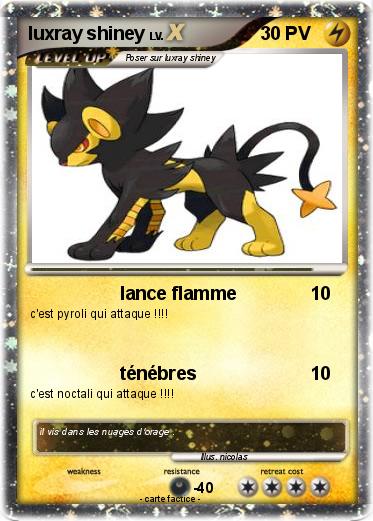 Pokemon luxray shiney