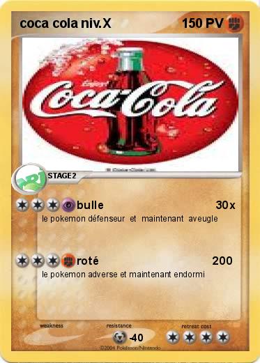Pokemon coca cola niv.X