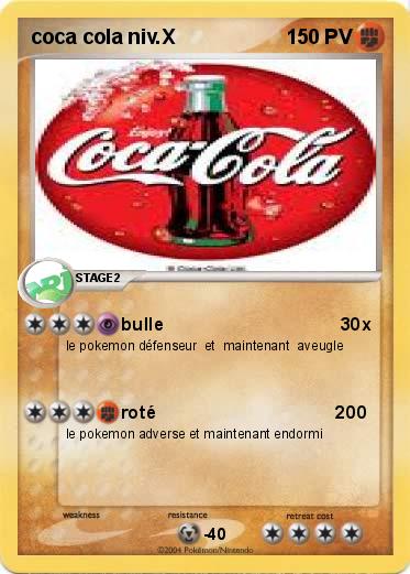 Pokemon coca cola niv.X