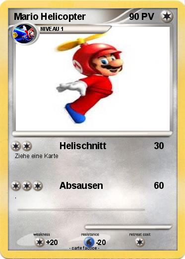 Pokemon Mario Helicopter