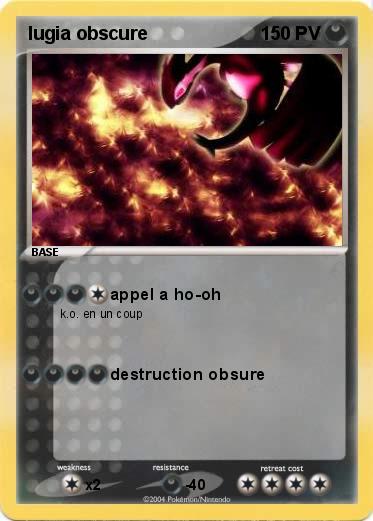 Pokemon lugia obscure