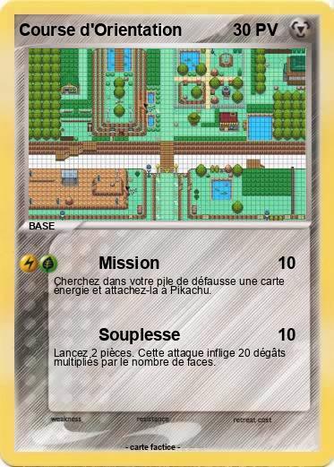 Pokemon Course d'Orientation