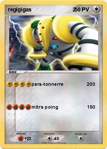 Pokemon regigigas                            2