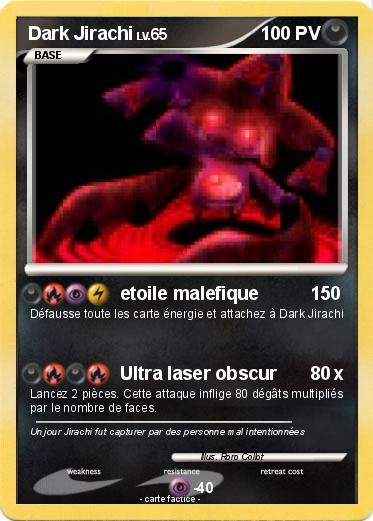 Pokemon Dark Jirachi
