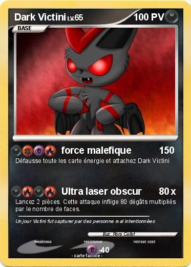 Pokemon Dark Victini