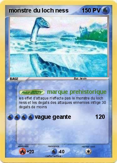 Pokemon monstre du loch ness
