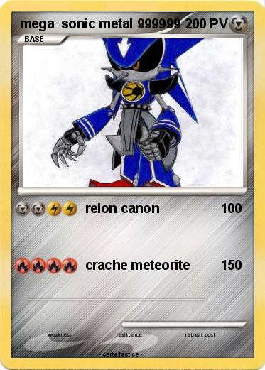 Pokemon mega  sonic metal 999999