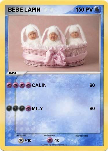 Pokemon BEBE LAPIN