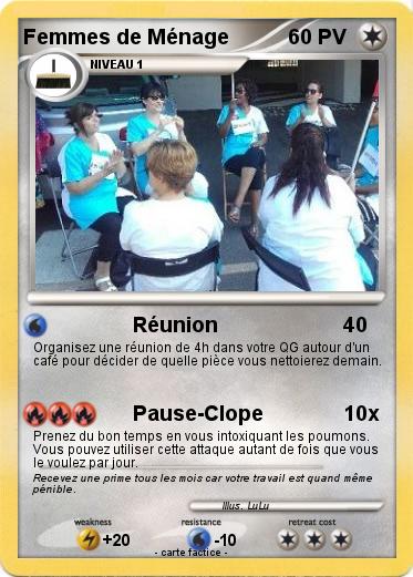 Pokemon Femmes de Ménage