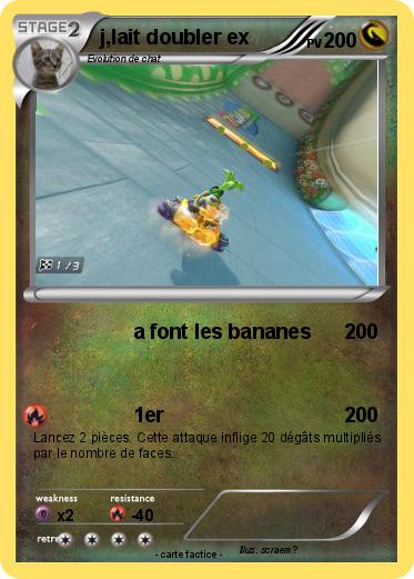 Pokemon j,lait doubler ex