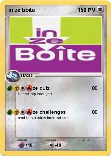 Pokemon in ze boite