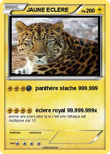 Pokemon JAUNE ECLERE