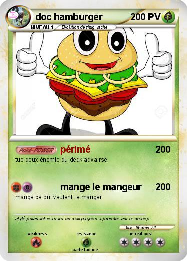 Pokemon doc hamburger