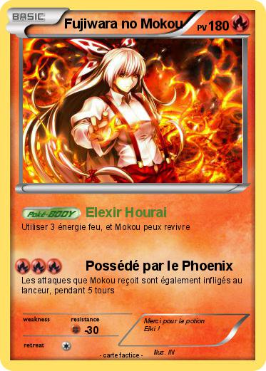 Pokemon Fujiwara no Mokou