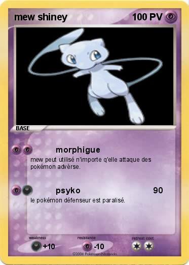 Pokemon mew shiney