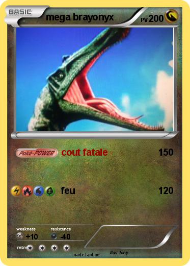 Pokemon mega brayonyx