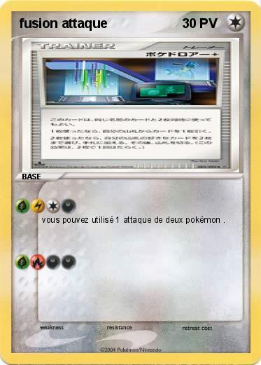 Pokemon fusion attaque                                     