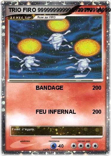 Pokemon TRIO FIRO 9999999999999999999999999999999