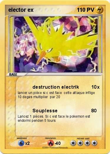 Pokemon elector ex
