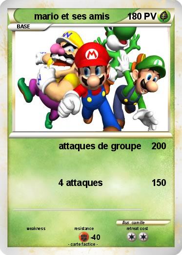 Pokemon mario et ses amis