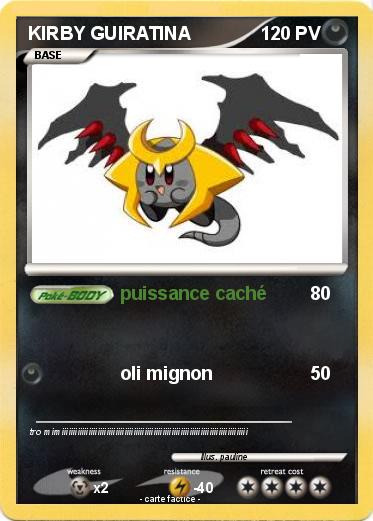 Pokemon KIRBY GUIRATINA