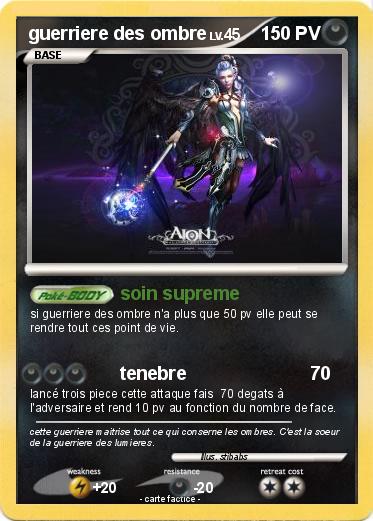 Pokemon guerriere des ombre