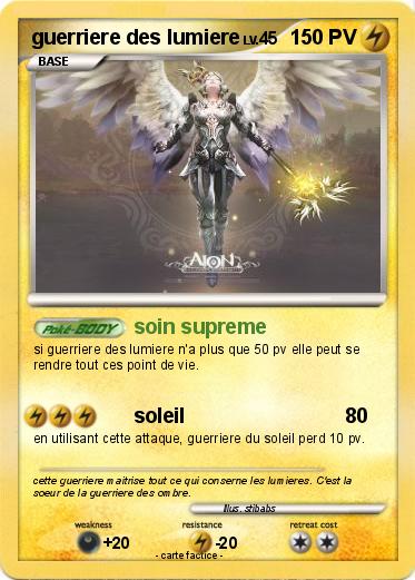 Pokemon guerriere des lumiere