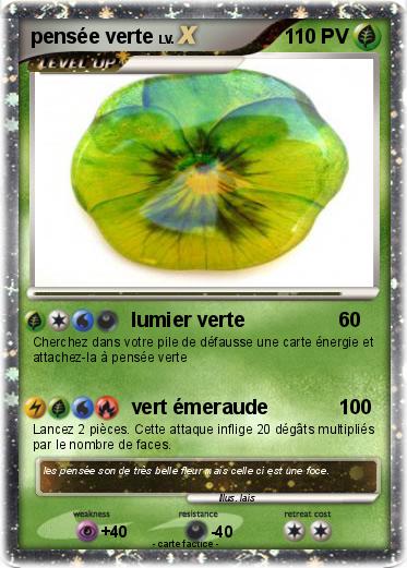 Pokemon pensée verte