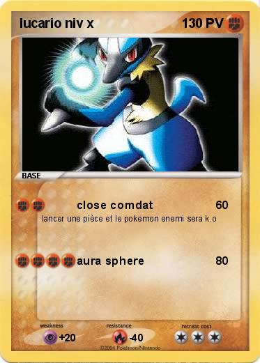 Pokemon lucario niv x