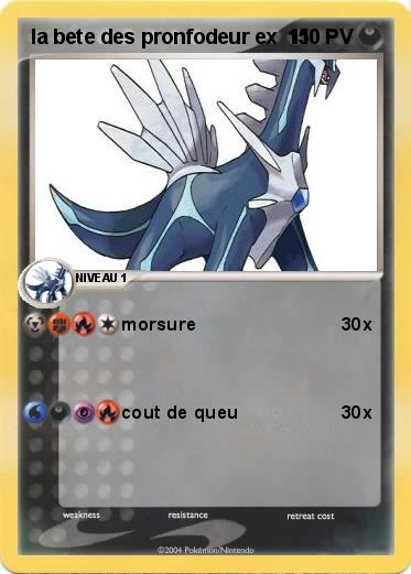 Pokemon la bete des pronfodeur ex  11