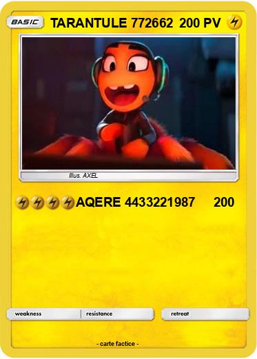 Pokemon TARANTULE 772662