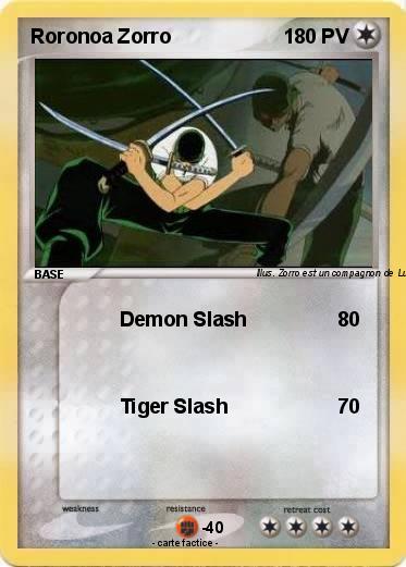 Pokemon Roronoa Zorro