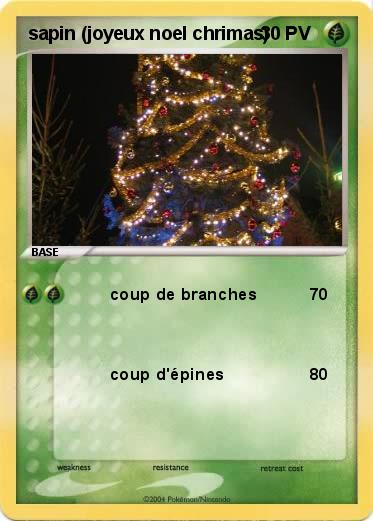 Pokemon sapin (joyeux noel chrimas)