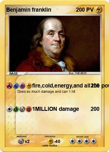 Pokemon Benjamin franklin