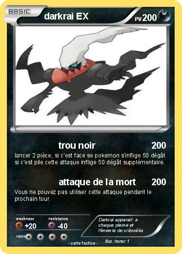 Pokemon darkrai EX