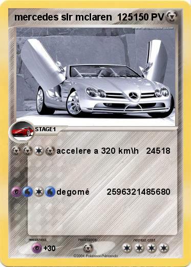 Pokemon mercedes slr mclaren  125