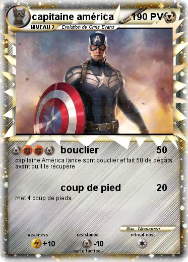 Pokemon capitaine américa