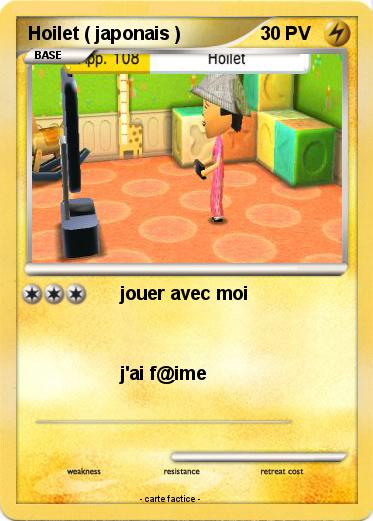 Pokemon Hoilet ( japonais )